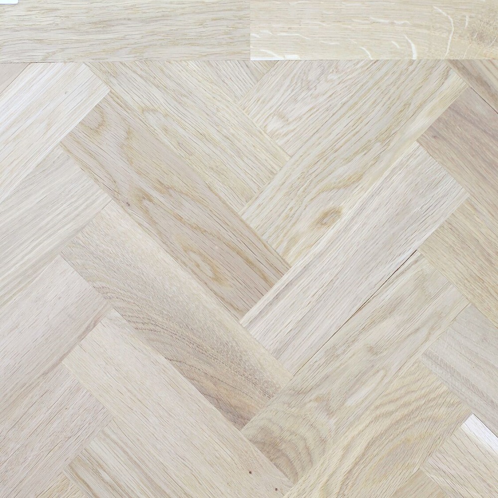 Livigna SOLID OAK PARQUET RUSTIC Flooring Unfinished 70 x230mm Trendy